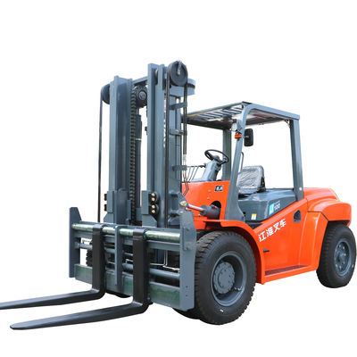 Diesel-JAC Forklift Truck With Paper Klammer Triplex Mast 10T LPG Rollen
