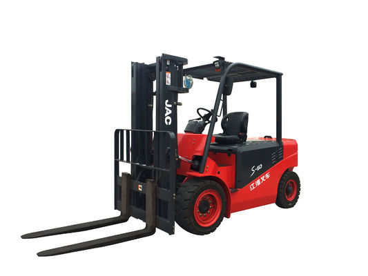 4,5 T elektrischer JAC Forklift Truck 4300kg mit asymetrischer Antriebsachse