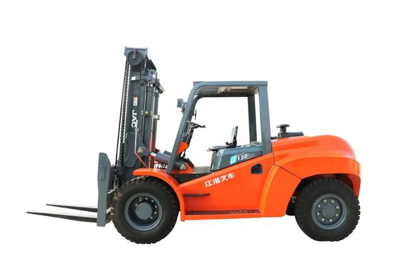 JAC Diesel 12 Ton Forklift Truck For Material, der CPCD120J behandelt