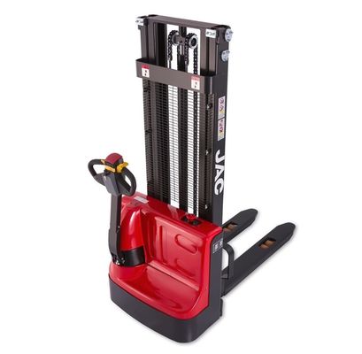 JAC Mechanical-Fußgängerelektrische spreizen Paletten-Stapler-Gabelstapler 1T