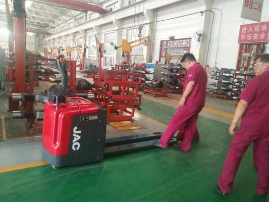3 Lastschwerpunkt 600mm Ton Semi Electric Pallet Truck-Stapler-3000kg