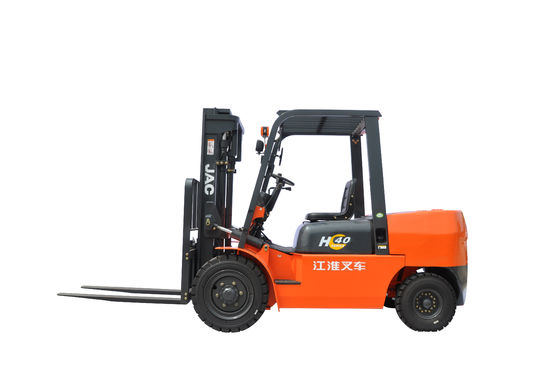 Lager-dreifacher Mast Diesel-JAC Forklift Truck 4 Tonne für den Materialtransport
